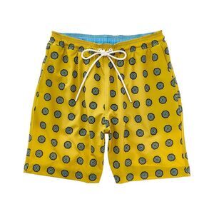 J.Mclaughlin Mens  Shoreline Swim Trunk, Yellow